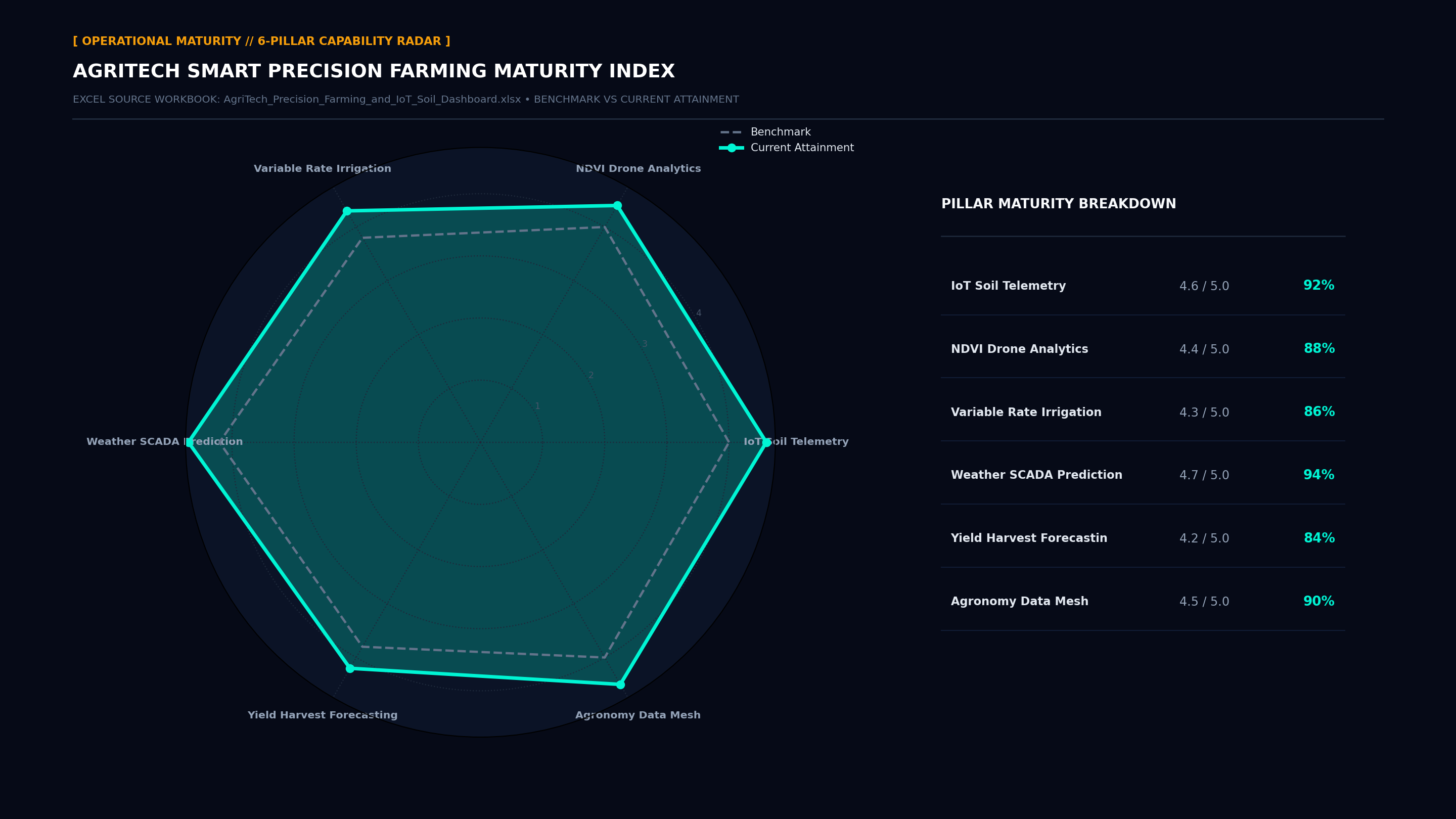 Executive Capability Radar Maturity Screenshot