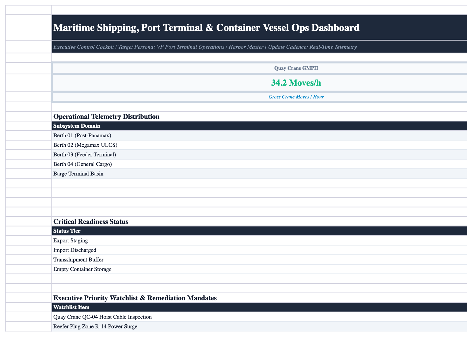 Executive Cockpit Sheet Screenshot