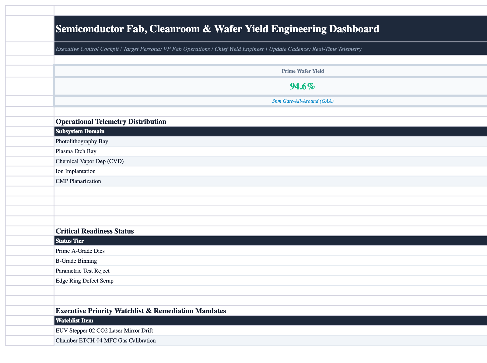 Executive Cockpit Sheet Screenshot